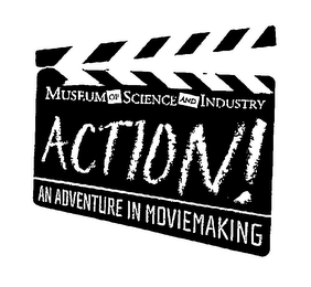 MUSEUM OF SCIENCE AND INDUSTRY ACTION! AN ADVENTURE IN MOVIEMAKING logo