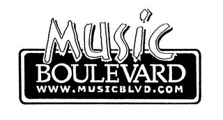 MUSIC BOULEVARD WWW.MUSICBLVD.COM logo