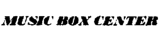 MUSIC BOX CENTER logo