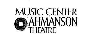 MUSIC CENTER AHMANSON THEATRE logo