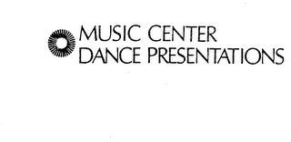 MUSIC CENTER DANCE PRESENTATIONS logo