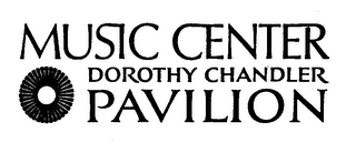MUSIC CENTER DOROTHY CHANDLER PAVILION logo