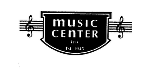 MUSIC CENTER INC EST. 1945 logo
