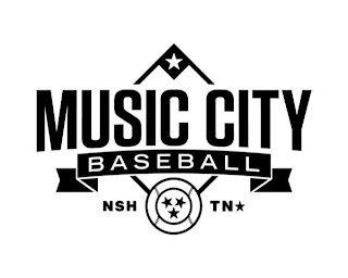MUSIC CITY BASEBALL NSH TN logo