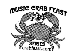MUSIC CRAB FEAST SERIES CRABFEAST.COM logo