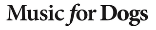 MUSIC FOR DOGS logo