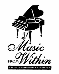 MUSIC FROM WITHIN SCHOOL OF PERFORMANCE & TECHNIQUE logo