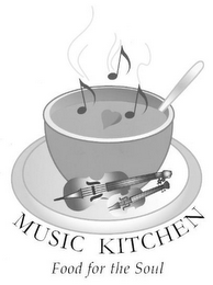 MUSIC KITCHEN FOOD FOR THE SOUL logo