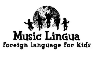 MUSIC LINGUA FOREIGN LANGUAGE FOR KIDS logo