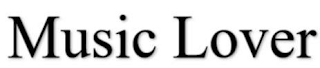MUSIC LOVER logo
