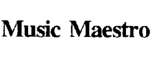 MUSIC MAESTRO logo