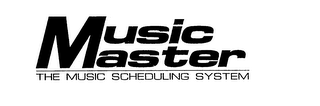 MUSIC MASTER THE MUSIC SCHEDULING SYSTEM logo