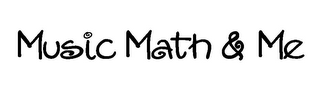 MUSIC MATH & ME logo