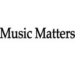 MUSIC MATTERS logo
