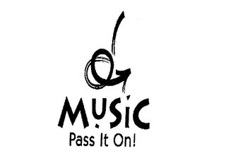 MUSIC PASS IT ON! logo