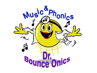 MUSIC & PHONICS DR. BOUNCE ONICS logo