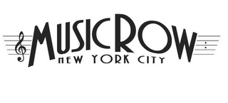 MUSIC ROW NEW YORK CITY logo