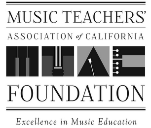 MUSIC TEACHERS' ASSOCIATION OF CALIFORNIA MTAC FOUNDATION EXCELLENCE IN MUSIC EDUCATION logo