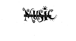 MUSIC THE MUSIC MERCHANT logo
