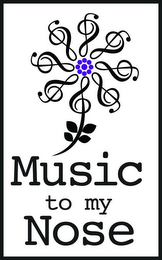 MUSIC TO MY NOSE logo