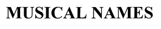 MUSICAL NAMES logo