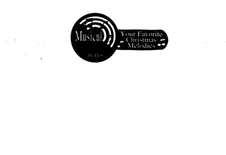 MUSICAL PLAYS YOUR FAVORITE CHRISTMAS MELODIES logo