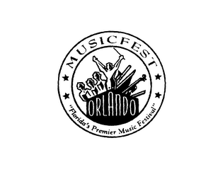 MUSICFEST ORLANDO "FLORIDA'S PREMIER MUSIC FESTIVAL" logo