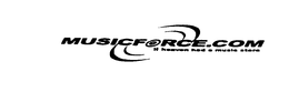 MUSICFORCE.COM IF HEAVEN HAD A MUSIC STORE logo