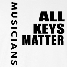 MUSICIANS ALL KEYS MATTER logo