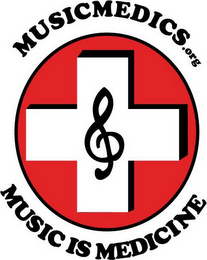 MUSICMEDICS.ORG MUSIC IS MEDICINE logo