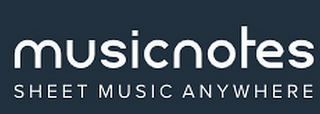MUSICNOTES SHEET MUSIC ANYWHERE logo