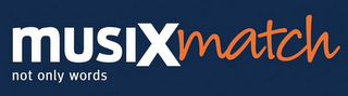 MUSIXMATCH NOT ONLY WORDS logo