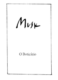 MUSK O BOTICARIO logo