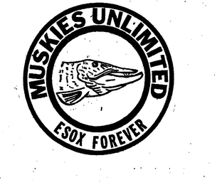 MUSKIES UNLIMITED ESOX FOREVER logo