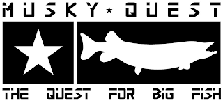 MUSKY QUEST THE QUEST FOR BIG FISH logo