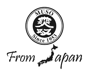 MUSO SINCE 1953 FROM JAPAN logo