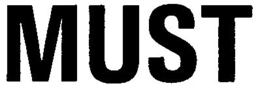 MUST logo