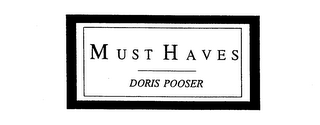 MUST HAVES DORIS POOSER logo