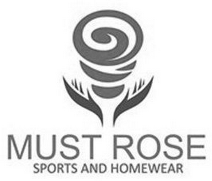 MUST ROSE SPORTS AND HOMEWEAR logo
