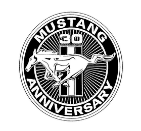 MUSTANG 30 ANNIVERSARY logo
