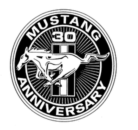 MUSTANG 30 ANNIVERSARY logo