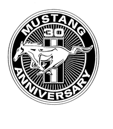 MUSTANG 30 ANNIVERSARY logo