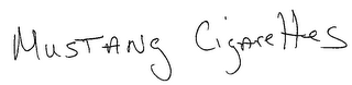 MUSTANG CIGARETTES logo