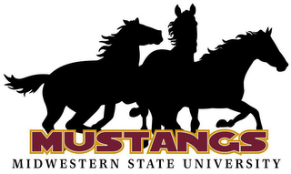 MUSTANGS MIDWESTERN STATE UNIVERSITY logo
