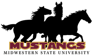 MUSTANGS MIDWESTERN STATE UNIVERSITY logo