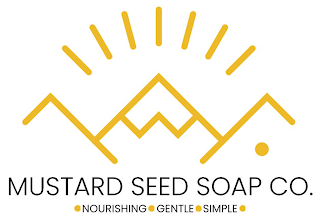 MUSTARD SEED SOAP CO. • NOURISHING • GENTLE • SIMPLE • logo