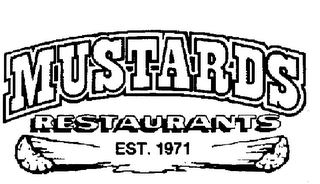 MUSTARDS RESTAURANTS EST. 1971 logo