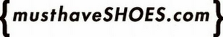 {MUSTHAVESHOES.COM} logo