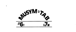 MUSYM=TAB #6T B7M logo