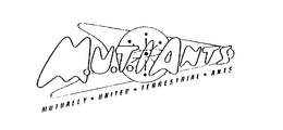 M.U.T. ANTS MUTUALLY UNITED TERRESTRIAL ANTS logo